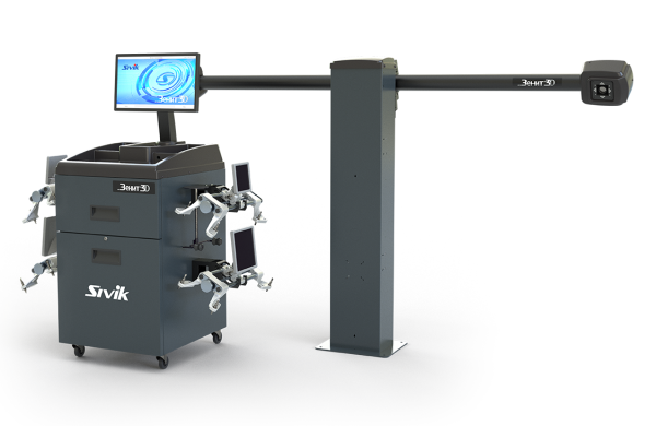 Стенд регулировки развала схождения Зенит-3D М2КС для работы на яме