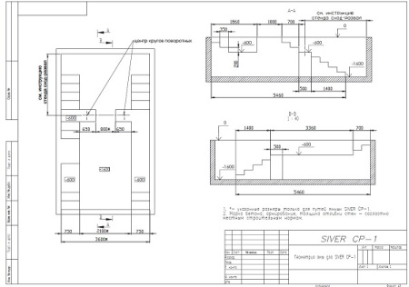 Пути ямные платформы для сход развала SIVER СР-1